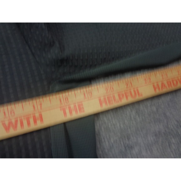 Lululemon Cold Terrain Jacket Mens Small Gray 3/4 Zip Waffle Knit Performance - Picture 9 of 10